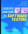 Lessons Learned in Software Testing book cover